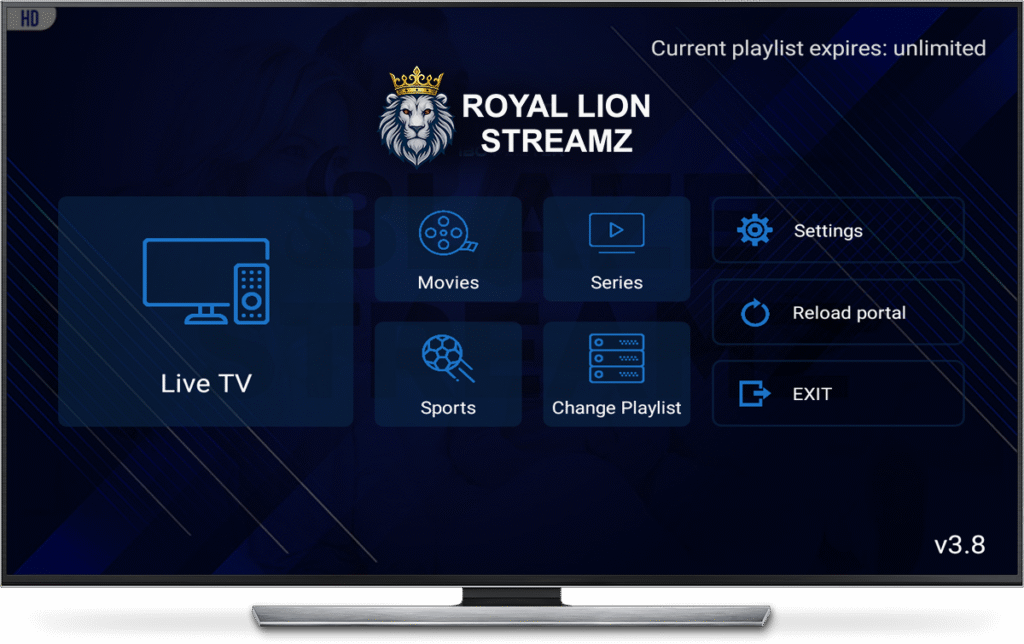 Royal Lion Streamz Ibo Player APP